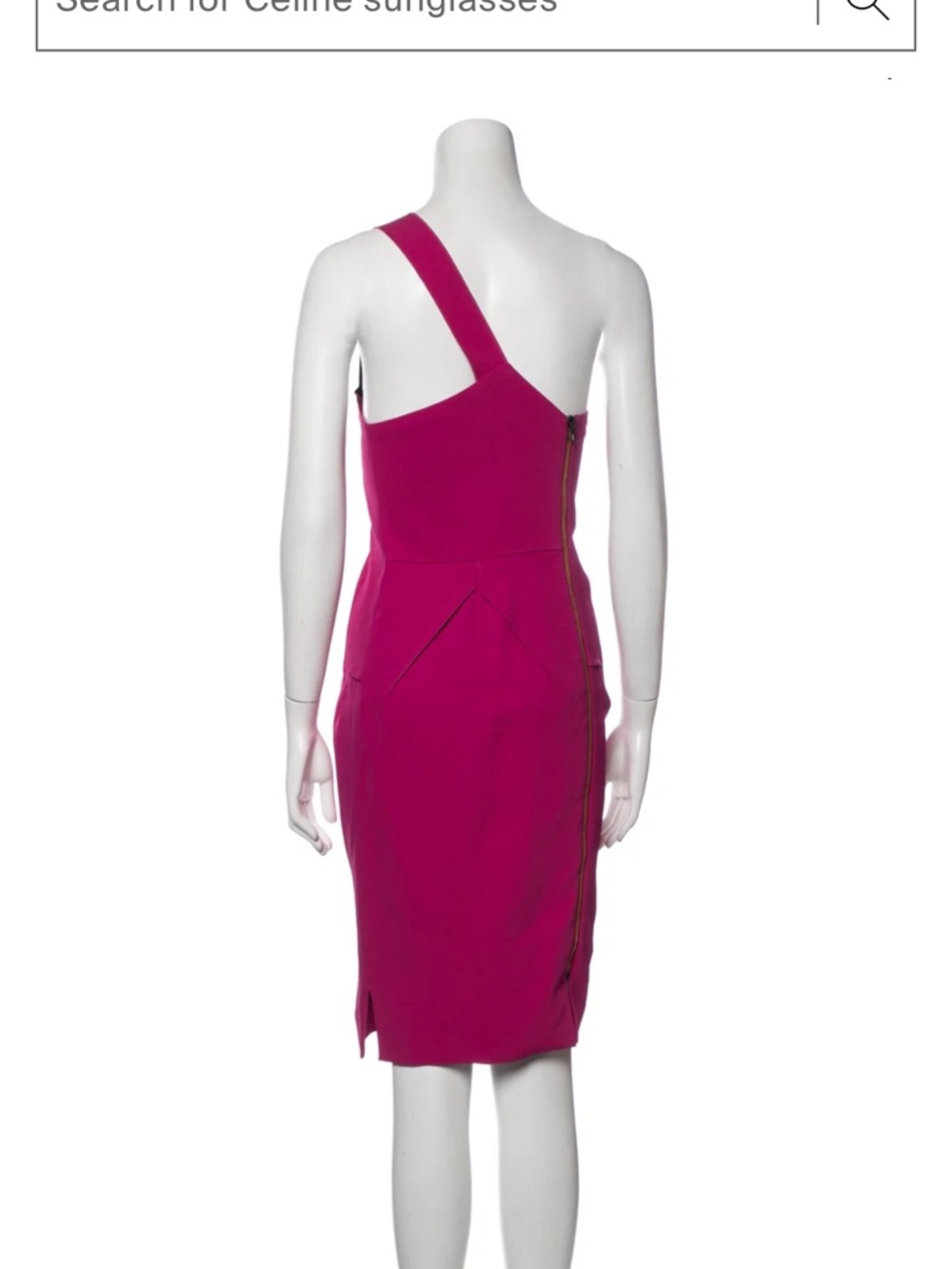 Asymmetric One-Shoulder net a porter by Roland mouret Dress